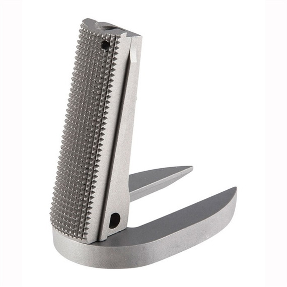 Fusion Firearms 1911 Checkered Mainspring Housing Magwell, Matte Stainless 