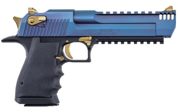 Magnum Research Desert Eagle Mark XIX L6, .357 Mag, 6.00" Barrel, 9 Rds, Black/Carbo Blue - 761226090977 