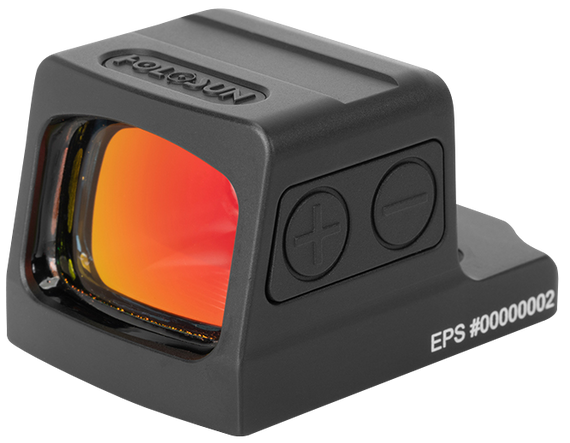 Holosun EPS Carry-RD-2, 2 MOA Red Dot, Black Anodized - 810047072225 