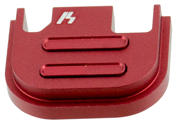 Strike Industries V2 Slide Cover Plate for Glock Gen1-4, Red Anodized Aluminum 