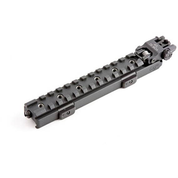 A.R.M.S. #38 Swan Sleeve Std Optic Mounting System, Raises Rail 1/2" & Protects Dovetail, Black 