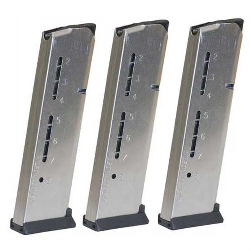 Wilson Combat Elite Tactical 1911 .45 ACP, Magazine, 8 RDs, Polymer Base, Silver 