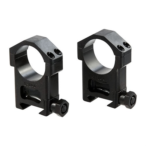 Badger Ordnance 30MM Ultra High Steel Scope Rings, Black Finish 