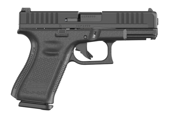 Glock G44 V, Hybrid Steel-Polymer Slide, .22 LR, 4.02" Barrel, 15 Rds, Black 