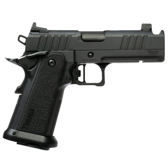 Tisas Carry DS, Optic Ready, 9MM, 4.25" Compensated Barrel, 18 Rds, QPQ Finish 