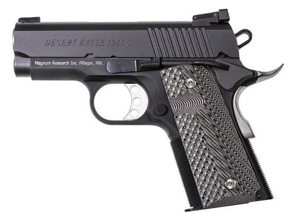 Magnum Research DE1911U, 45 ACP, 3.00" Barrel, 6 Rds, Black - 761226086888 
