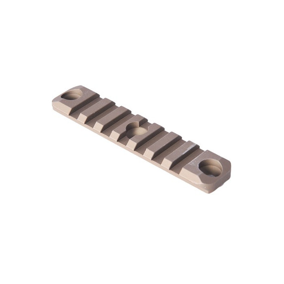 Geissele HK SMR 3-Hole 7-Slot Accessory Rail, Desert Dirt Color, Anodized 