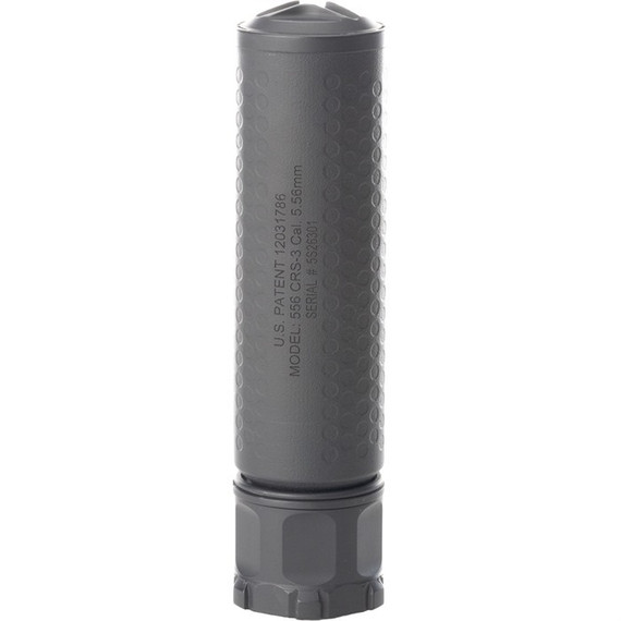 Knights Armament CRS-3 5.56 NATO QD Rifle Suppressor, QDC Flash Hider, Black 