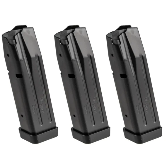 Sig Sauer P320 X-FIVE Legion, Magazine, 17 RDs, Henning Group Aluminum Basepads, Black 