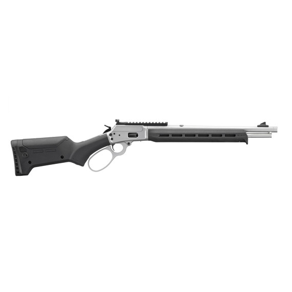 Marlin 1894 Trapper, Skinner Peep Sights, .357 Magnum, 16.17" Threaded Barrel, 8 Rds, Satin Stainless 