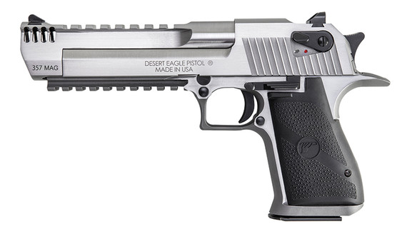 Magnum Research Desert Eagle Mark XIX, .357 Magnum, 6.00" Barrel, 9 Rds, Stainless Steel 