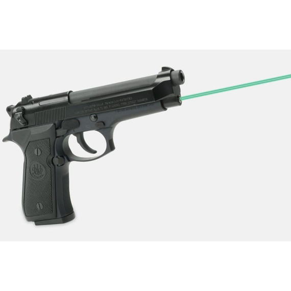 LaserMax LMS-1441G, Guide Rod Green Laser Sight for Beretta 92/96 & Taurus 92/99/100/101, Black 