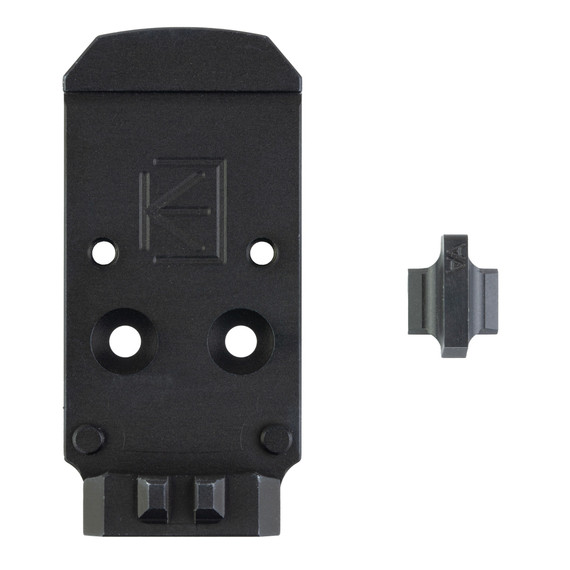 Calculated Kinetics MAC 9 DS, Trijicon RMR Optics Footprint Mounting Plate, Includes Hardware 