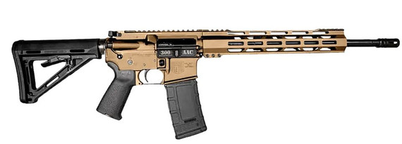 Diamondback DB15, .300 AAC Blackout, 16.00" Barrel, 30 Rds, Burnt Bronze - 810035756441 