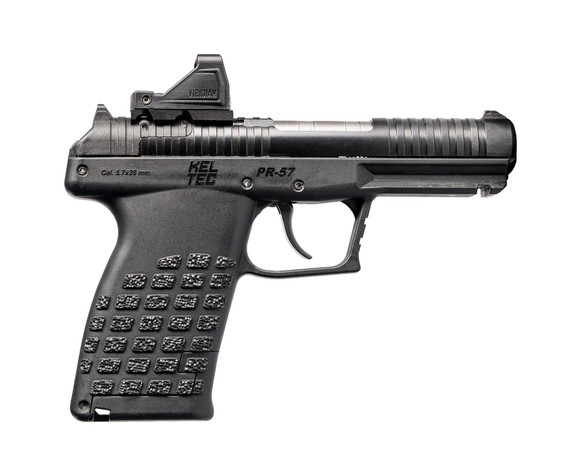 Kel-Tec PR-5.7, w/ Viridian RFX11 Green Dot, 5.7X28, 4.64" Barrel, 20 Rds, Black 