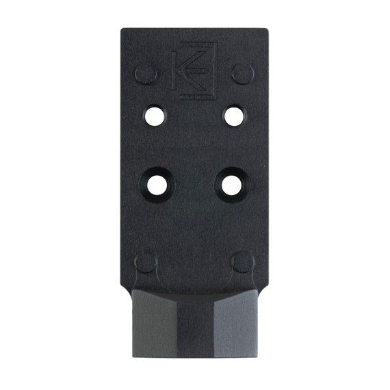 Calculated Kinetics Dogtag Optic Plate System, Walther PDP 2.0/F Series, Duty DeltaPoint Pro Footprint, 7075 Hard Anodized, Black 