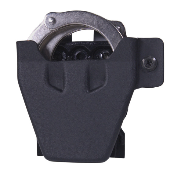 High Speed Gear Uniform Line, Handcuff Holster, PLM Belt Mounted, Black Kydex 