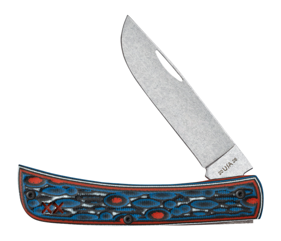 Case Oct Cut of the Month Sonic Blast R G10, Folding Knife 