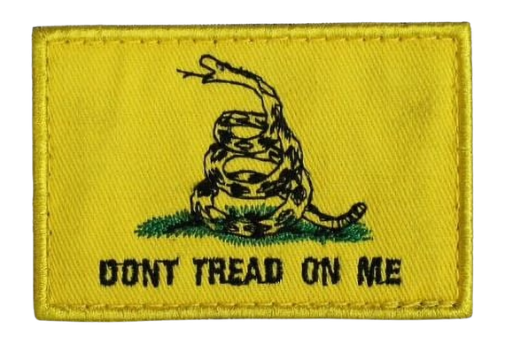 Walkers Game Ear Dont Tread On Me Patch, Yellow 