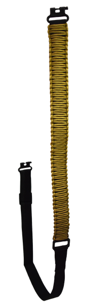 Outdoor Connection Express Paracord Sling, 46" Adjustable Rifle/Shotgun, Coyote Brown/Black Finish 