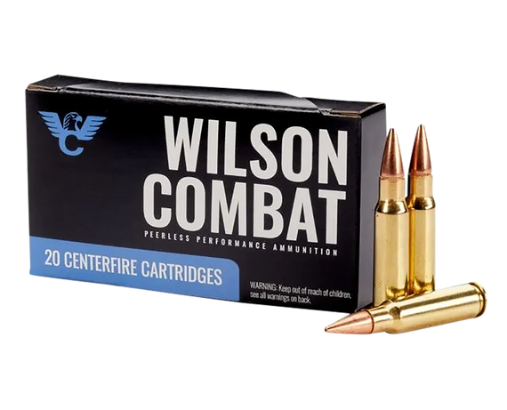 Wilson Combat A68110BTHP, 6.8 SPC, 110gr Hollow Point Boat Tail, 20 Rds - 874218007454 
