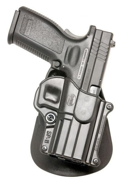 Fobus SP-11 LH, Standard Paddle Holster for Springfield XD, Left Hand, Black 