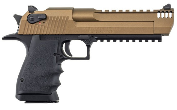 Magnum Research Desert Eagle Mark XIX L6, .357 MAGNUM, 6.00" Barrel, 9 Rds, Black/Burnt Bronze - 761226090960 