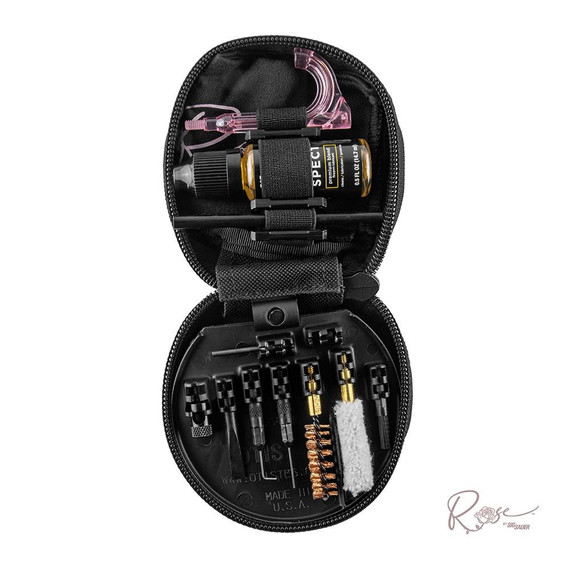 Otis ROSE by Sig Sauer Handgun Cleaning Kit, 9mm Luger/.380 Auto, Soft Pack Case, Made in USA 