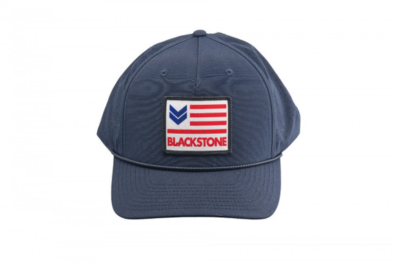 Blackstone Square Flag Patch Hat, Adjustable Fit 
