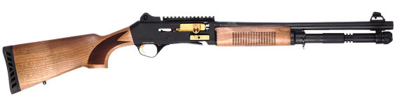Four Peaks S4, 12 Gauge, 18.50" Barrel, 5 Rds, Black 
