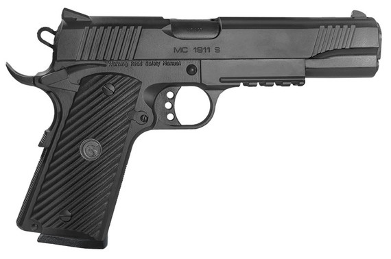 Girsan MC1911 S, 3-Dot Novak, Adjustable Sights, .45 ACP, 5.00" Barrel, 8 Rds, Black 