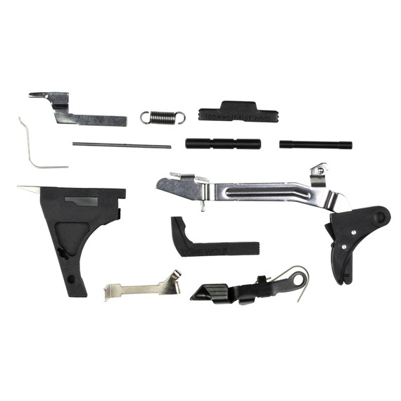 Lone Wolf Distributors LWD-Spectre-Fullsize, .40 S&W, Lower Parts Kit, Fullsize, Black 
