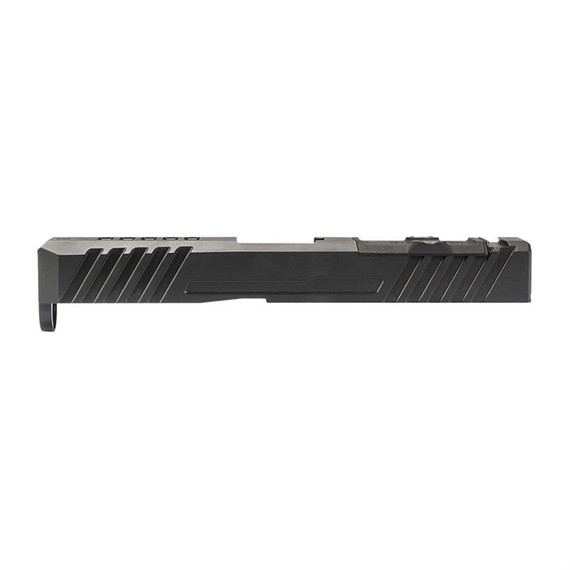 Grey Ghost Precision GGP-19 Gen 5 V3, 9MM, Stripped Slide, Dual Optic Cut, Black 