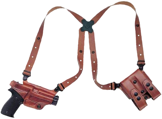 Galco Miami Classic Shoulder System, Shoulder Holster, Black 