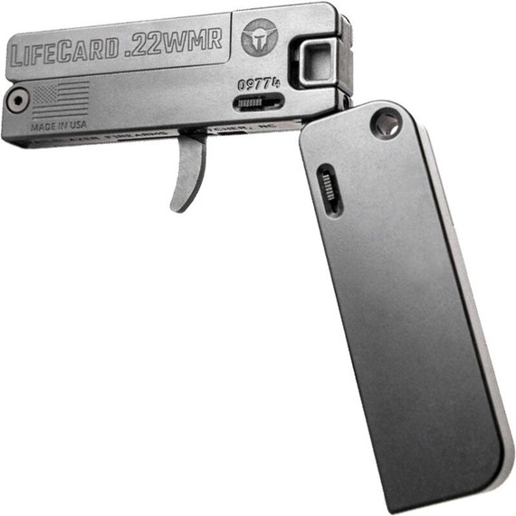 Trailblazer Firearms LifeCard LC2-CB, Will Not Fire When Closed, .22 WMR, 2.50" Barrel, 1 Rds, Black 