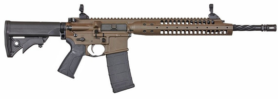 LWRC IC-A5, Threaded Barrel, 5.56 NATO, 16.10" Barrel, 30 Rds, Patriot Brown 