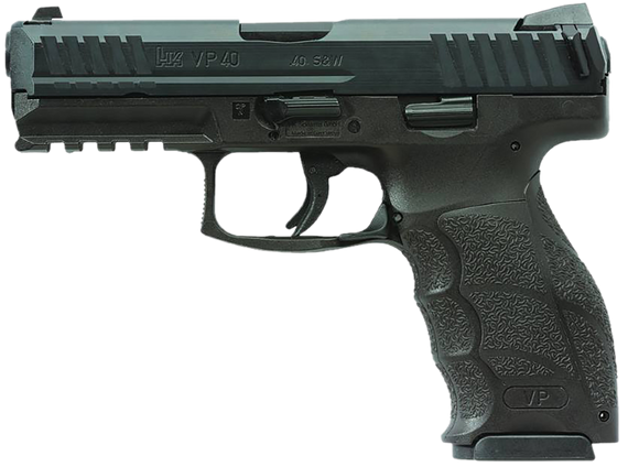 Heckler & Koch VP40, 40 S&W, 4.09" Barrel, 13+1 Rds, Black Cerakote - 642230269743 