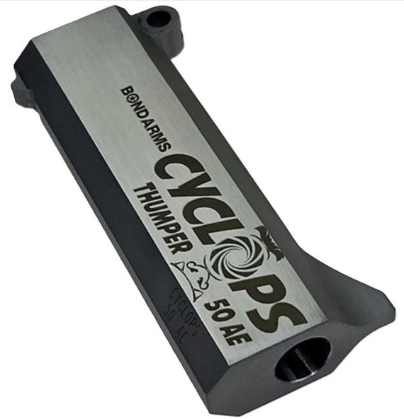Bond Arms Cyclops Thumper, .50 AE, 4.25" Barrel, Rough Stainless, Metallic 