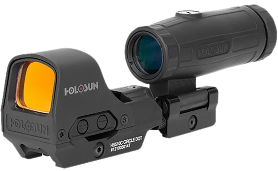 Holosun HE510C-GR/HM3X Combo, Green Dot, 1X Power, Anodized - 810047073536 