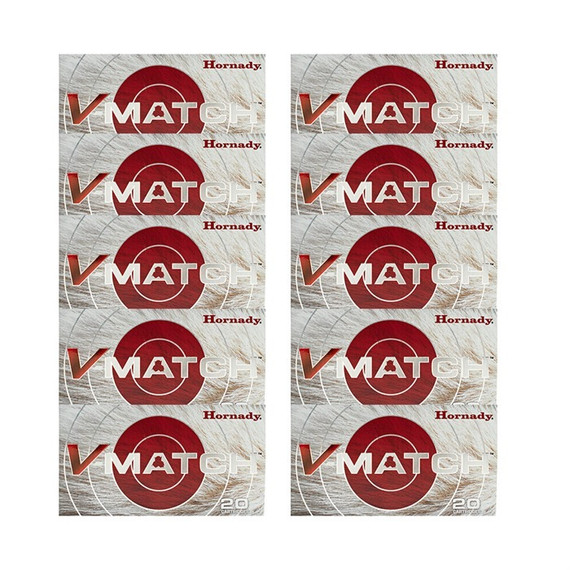 Hornady V-Match 22 ARC 62gr ELD-VT Polymer Tipped Rifle Ammo, 22 ARC, 200 Rds 