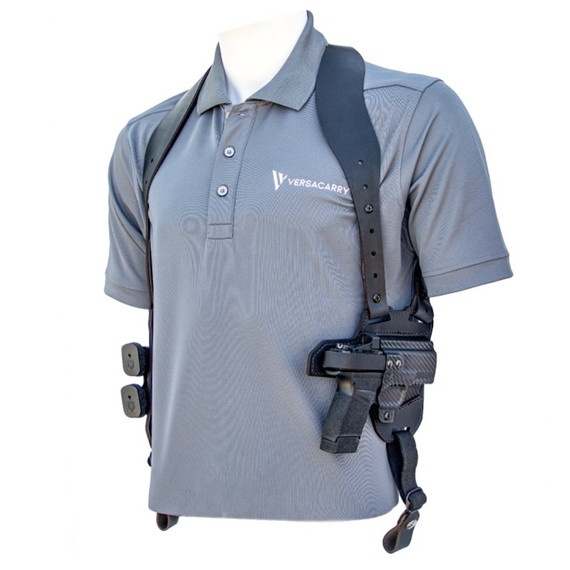 Versacarry Mayhem Shoulder Holster, Polymer Hybrid, Black 
