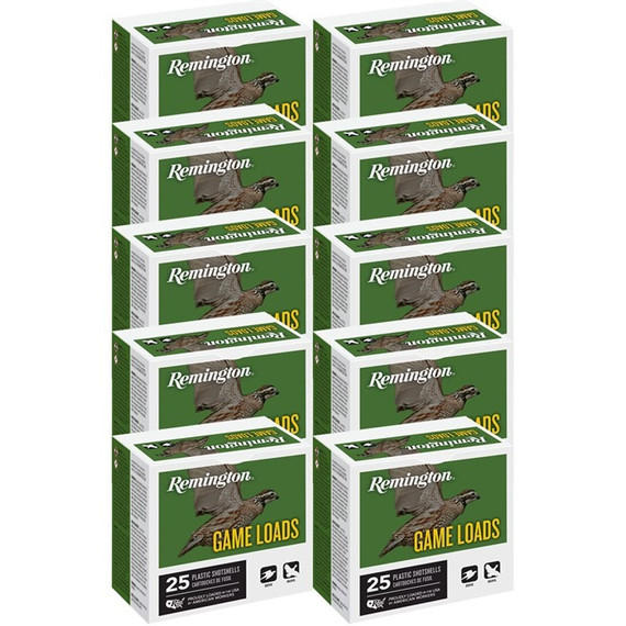 Remington Game Loads, 16 Gauge, 1 oz #8 Shot, 250-Round Case 