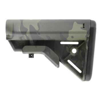 B5 Systems Bravo, Stock, MultiCam Black, Quick Detach Mount, Mil Spec