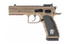 Tanfoglio Hexagon Tactical, Universal Optic Cut, 10MM, 4.45" Compensated Barrel, 15 Rds, Flat Dark Earth 