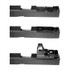 C&H Precision Weapons RMR CUT SLIDE ADAPTER PLATE, W/6-32 HOLES TO ALL OTHER OPTICS, Adapter Plate for Aftermarket Glock Optics Ready Slides, Black 