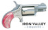 North American Arms Mini Revolver, Pink Pearlite Grip, .22 LR, 1.13" Barrel, 5 Rds, Stainless 