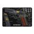 TekMat 1911 3D Cutaway, .45 ACP, Cleaning Mat, Multi-Color, Black 