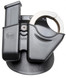 Fobus Handcuff/Mag Combo Roto, Paddle Holster for Handcuff and Magazine, Black 