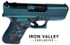 Glock G43X MOS, RMSc Optic Cut, 9MM, 3.41" Barrel, 10 Rds, Mermaid Edition Iridescent Blue 