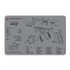 TekMat Glock Gen 4 Cleaning Mat, 9MM, Gray 